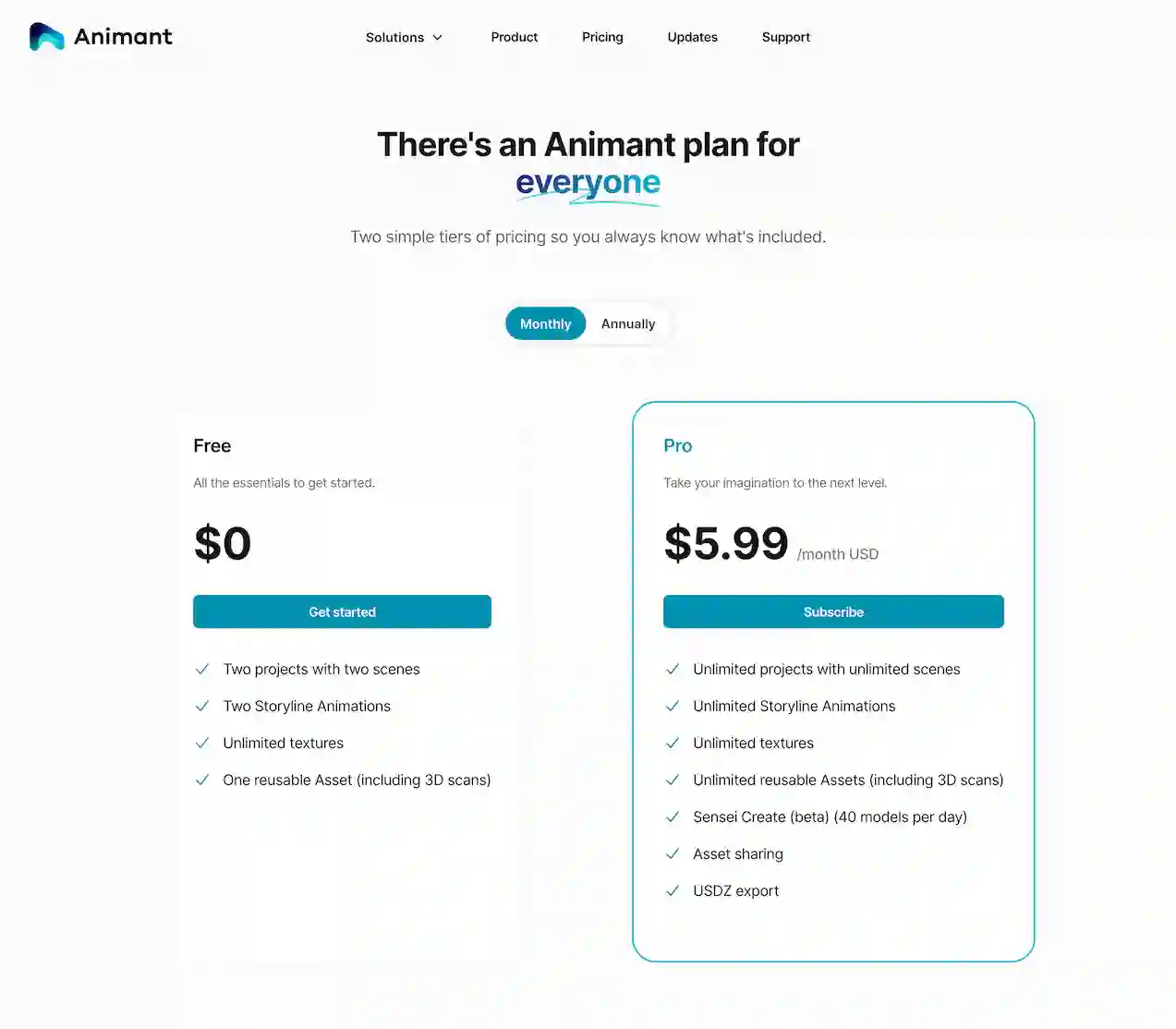 animant.co.pricing