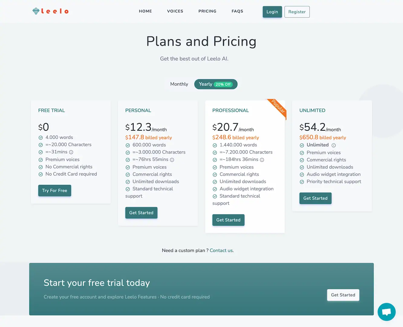 leelo-ai.com.pricing