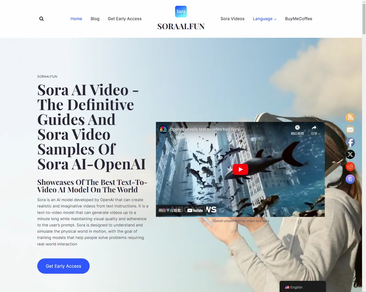 Sora AI Videos - Showcases Of The Best Text-To-Video Tool screenshot