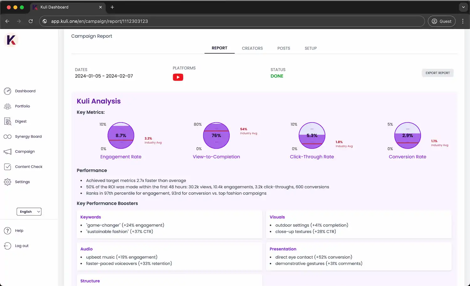 Kuli pricing and features