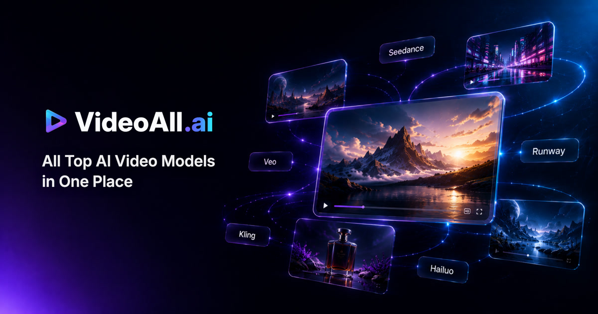 VideoAll AI video generation platform preview